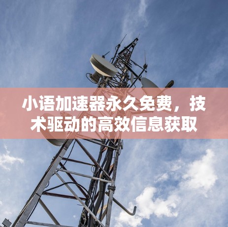 小语加速器永久免费，技术驱动的高效信息获取工具
