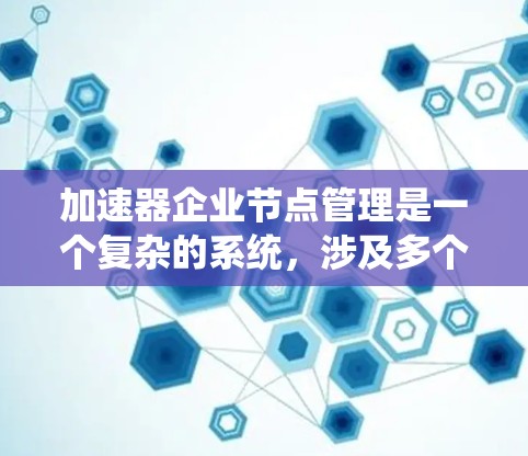 加速器企业节点管理是一个复杂的系统，涉及多个功能模块和系统的优化。以下是对加速器企业节点管理的详细总结
