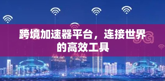 跨境加速器平台，连接世界的高效工具