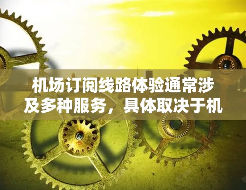 机场订阅线路体验通常涉及多种服务，具体取决于机场的订阅政策和设定。以下是一些常见的机场订阅线路体验和相关操作