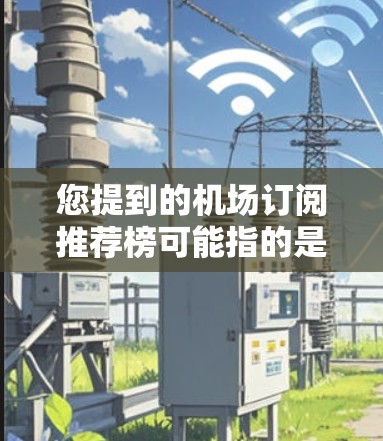 您提到的机场订阅推荐榜可能指的是航空公司或预订网站为用户推荐的机场相关服务的列表。这类推荐通常会根据用户的需求、时间和预算等因素进行筛选，以帮助用户选择最适合他们的订阅服务