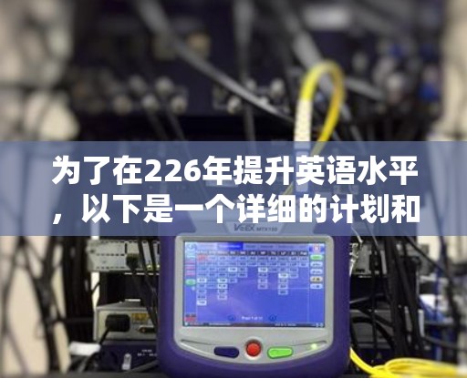 为了在226年提升英语水平,以下是一个详细的计划和建议 为了在226年提升英语水平,以下是一个详细的计划和建议